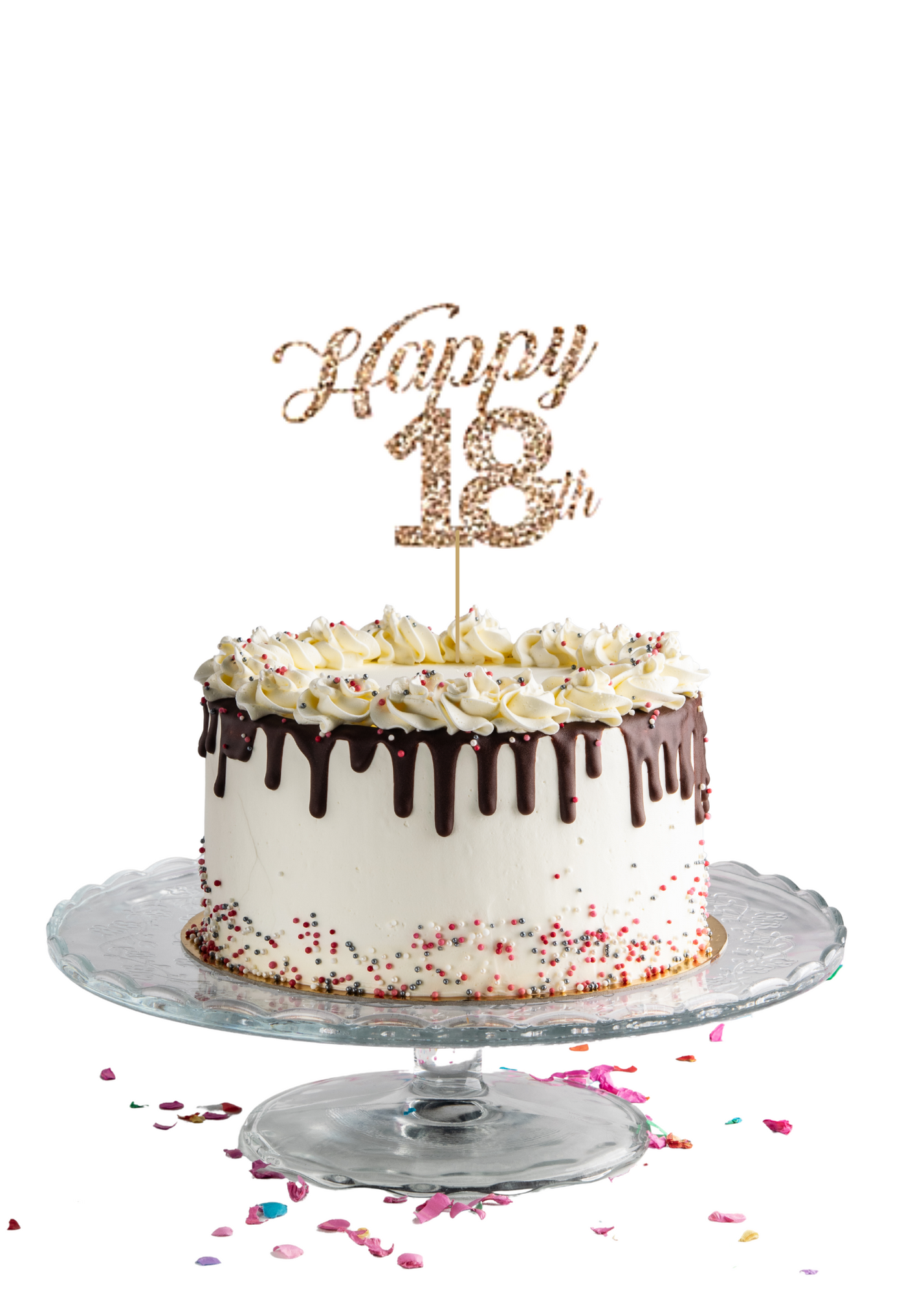 "Happy 18th" - Custom Number